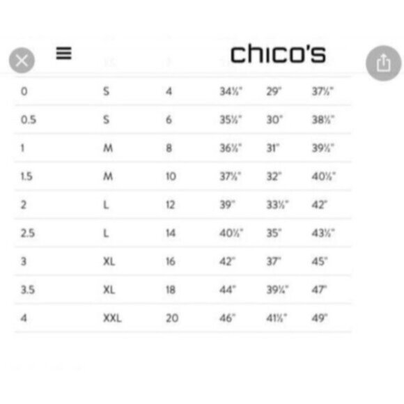 Chico's Travelers Blue Pullover Shirt Cold Shoulder Silver Chain Chico's Size 0 - Picture 11 of 11